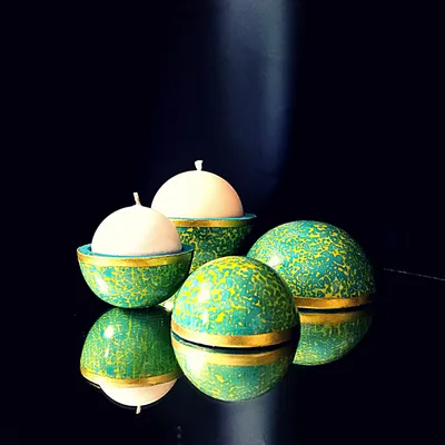 Cadeaux - bougie globe bollywood JASMIN - PONPON CURIOSITAS