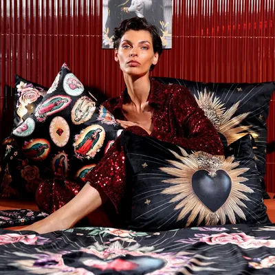 Design textile et surface - Coussin, pochettes et plaids velours. 100% made in France. - PODEVACHE