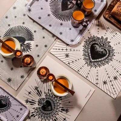 Placemats - Vinyl placemat and coasters. 100% made in France. - PODEVACHE