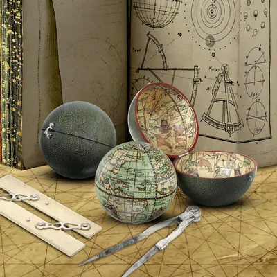 Objets de décoration - Globe de poche du XVIIIe siècle - STARBAY JLA PT TOURDHORIZON