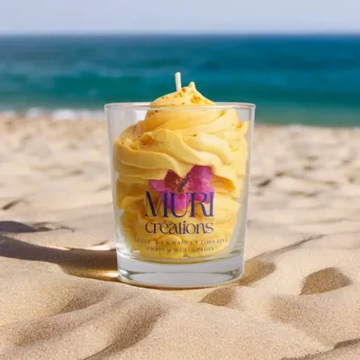 Cadeaux - Bougie parfumée - Douceur des Iles - 200ml - MURI CREATIONS