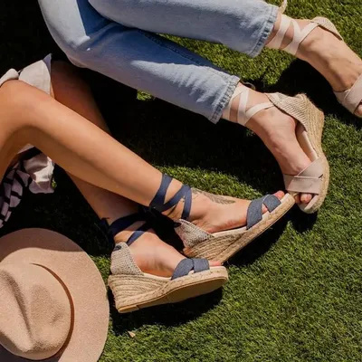 Shoes - Handmade Cross-Strap Espadrilles – Customisable - ATELIER COSTÀ