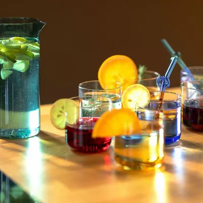 Verres - Série de verre RAINBOW - TRANQUILLO