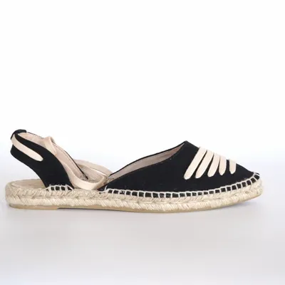 Shoes - Women's flat espadrilles in jute and cotton handmade in Spain - ATELIER COSTÀ