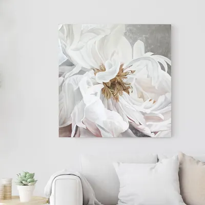 Office design and planning - “Peonies” Handmade Textured Abstract Painting Series - MATISS ART STUDIO