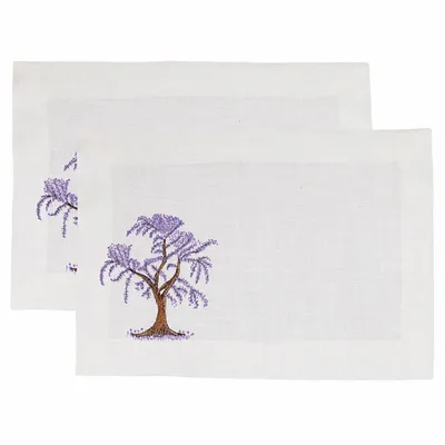 Sets de table - Set de 2 sets de table brodés - HYA CONCEPT STORE