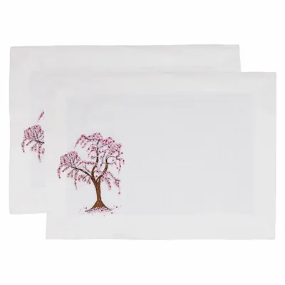Placemats - Embroidered Placemat Set of 2 - HYA CONCEPT STORE