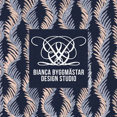 Textile and surface design - Palm Stripes - BIANCA BYGGMÄSTAR