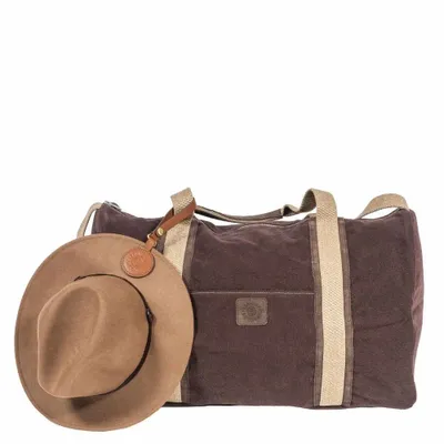 Accessoires de voyage - PORTE-CHAPEAU EN CUIR - TRAVAUX EN COURS...