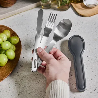 Cutlery set - Smart cutlery set + case - BLACK+BLUM EUROPE