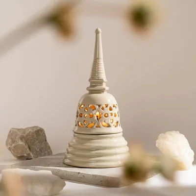 Candlesticks and candle holders - The En-Lightening Stupa - WAT ABOUT SIAM