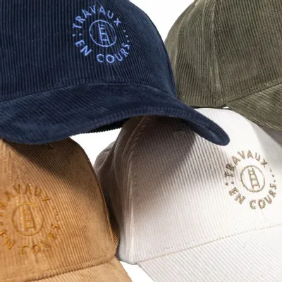 Hats - Casquette velours écoresponsable - TRAVAUX EN COURS...
