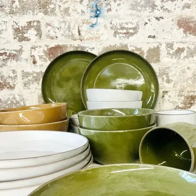Assiettes au quotidien - BRUSH Cloud Dinner Plate Set of 4 - RECLAYM HOME