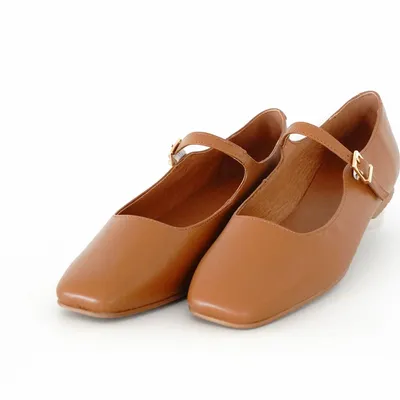 Shoes - Mary Jane in camel leather must have from September - ATELIER COSTÀ