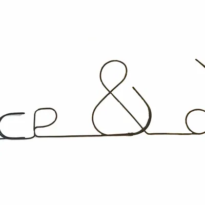 Autres décorations murales - Décoration Murale en Fil de Fer "Peace & Love" - à punaiser - BIJOUX DE MUR