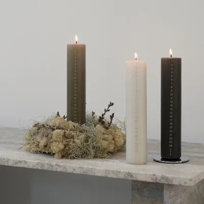 Décorations pour tables de Noël - Calendrier et bougies de l'Avent - ESTER & ERIK