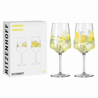 Glass - Sommertau Limoncello 2erSet #19 #20 Kordes/Vasc. F24 - RITZENHOFF CRISTAL GMBH