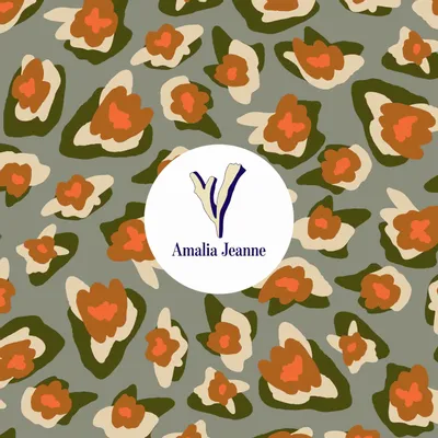 Design textile et surface - Pattern Amalia Jeanne - AMALIA JEANNE