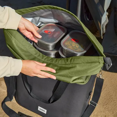 Cuisines de jardin - Glacière Isotherme 25L - Fabriqué avec du PET recyclé - BLACK+BLUM EUROPE