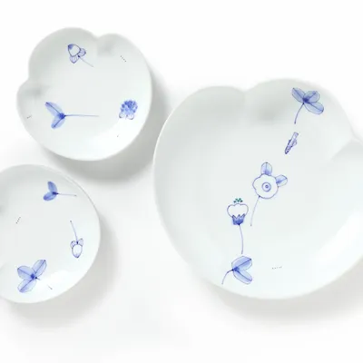 Assiettes au quotidien - [Park jae-guk Gallery] Un plat de papillon blanc - PARK JAE GUK GALLERY