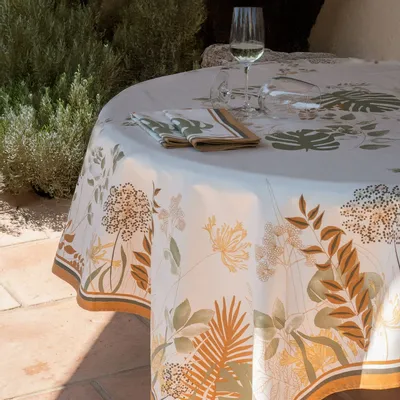 Table linen - Agapanthes tablecloth - BEAUVILLÉ
