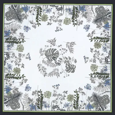 Table linen - Agapanthes tablecloth - BEAUVILLÉ