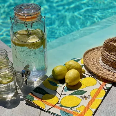 Tea towel - Lemon tea towel - BEAUVILLÉ