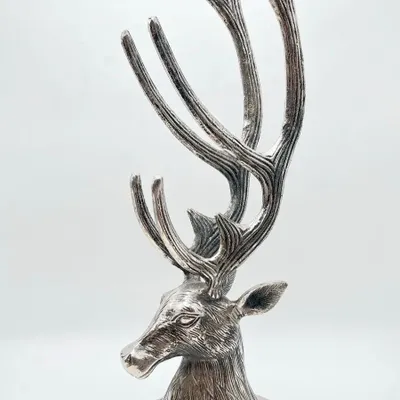 Decorative objects - RACK FOR 3 NICKEL BOTTLES' DEER ' - FANCY
