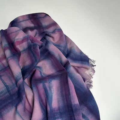 Plaids - Couverture en chanvre et lin teinte à la main HL8 - OTTUNO