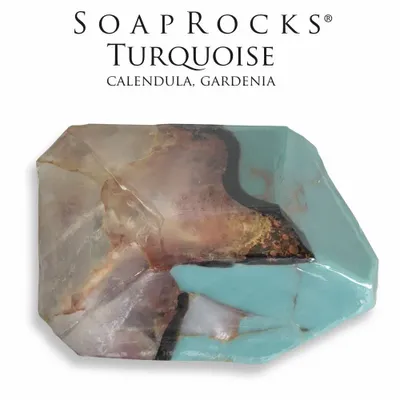 Soaps - Soaprocks Turquoise Soap 170g - SOAPROCKS