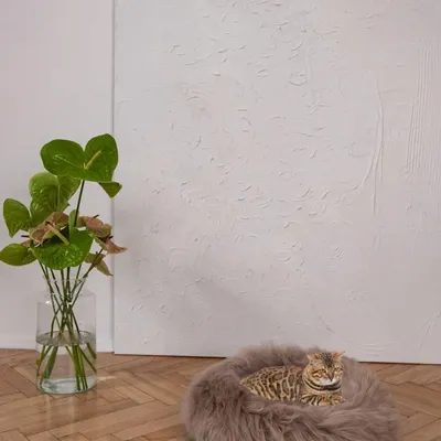 Lits - Lit Rond pour Animal en Peau de Mouton Naturelle - Greige - MELLOW CONCEPT STORE