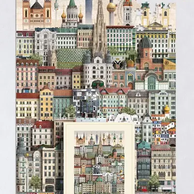 Cadeaux - Puzzle de Vienne (1000 pièces) - MARTIN SCHWARTZ