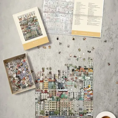 Jeux enfants - Puzzle de Vienne (1000 pièces) - MARTIN SCHWARTZ