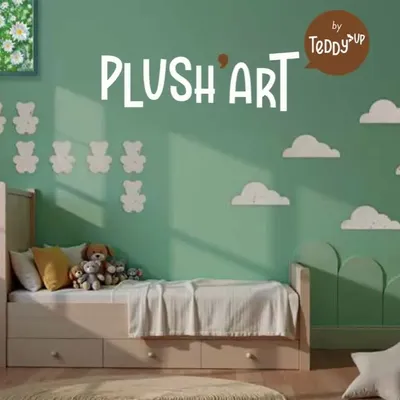 Autres décorations murales - Plush'Art by Teddy'Up - TEDDY'UP BY R-TEDDY