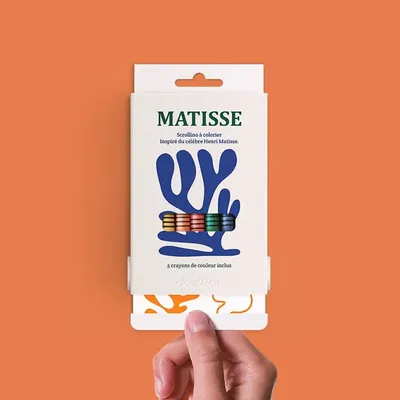 Children's arts and crafts - Scrollino Matisse Coloring - SCROLLINO