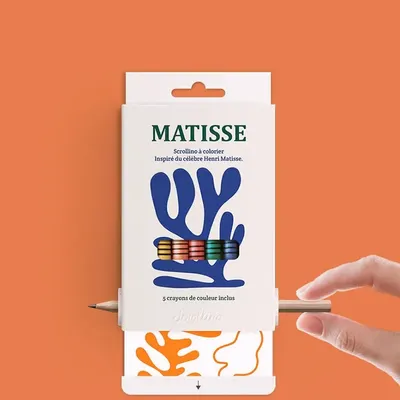 Children's arts and crafts - Scrollino Matisse Coloring - SCROLLINO