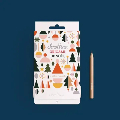 Loisirs créatifs pour enfant - Scrollino Origami de Noël - SCROLLINO