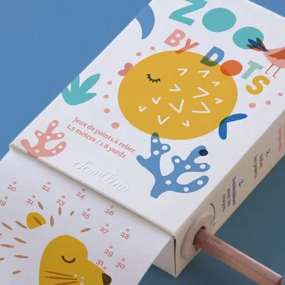 Loisirs créatifs pour enfant - Scrollino ZOO by Dots - SCROLLINO