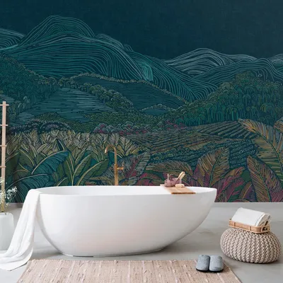 Wallpaper - Custom wallpaper BANAUE - LGD01 DECOR MURAL SUR MESURE
