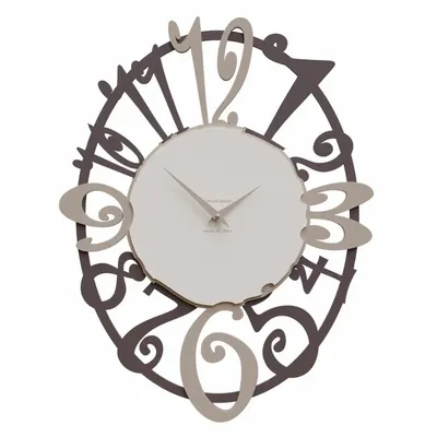 Clocks - Wall Clock “Michelle” – Artistic Oval Design, Handmade in Italy - CALLEADESIGN