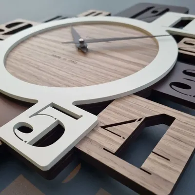 Horloges - Horloge murale Onyx moderne – Disponible en 12 couleurs et 2 tailles - CALLEADESIGN