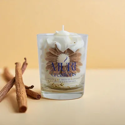 Gifts - Gourmet Vanilla Scented Candle - 200ml - MURI CREATIONS