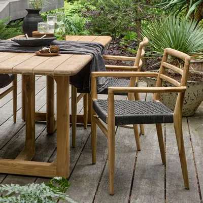 Chairs - Verano outdoor armchair black - RAW MATERIALS