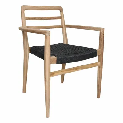 Chaises - Verano outdoor armchair black - RAW MATERIALS