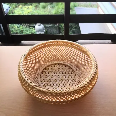 Objets de décoration - Corbeille "Teppachi" en bambou tressé - ATELIER BRINS DE MALICE - VANNERIE D'ART
