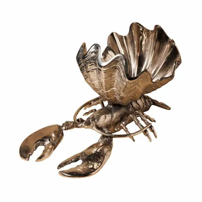 Plats et saladiers - Homard portant un coquillage sur le dos - CHEHOMA