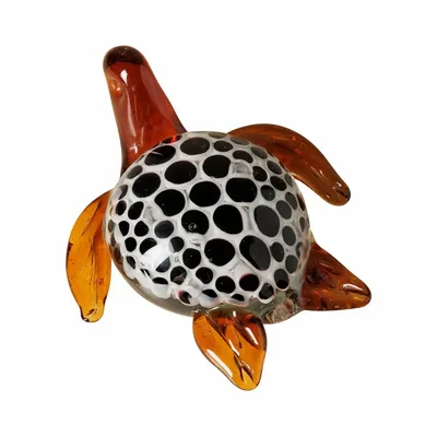 Objets de décoration - Tortue en verre à pois - CHEHOMA