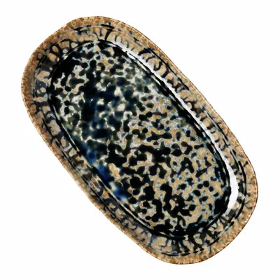 Plats et saladiers - Plat oval bleu Intense - CHEHOMA
