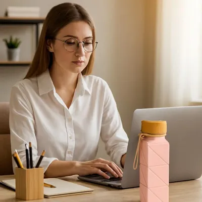 Boîtes de conservation - Bouteille en silicone pliable Live SoGood - TOSSIT