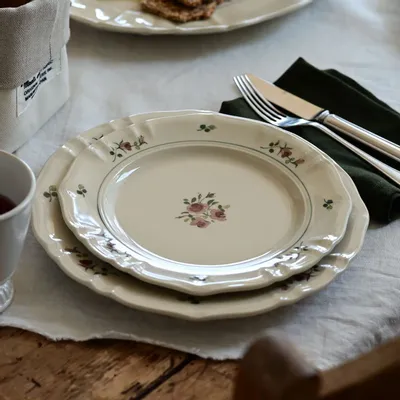 Everyday plates - Rosier - MARUMITSU POTERIE